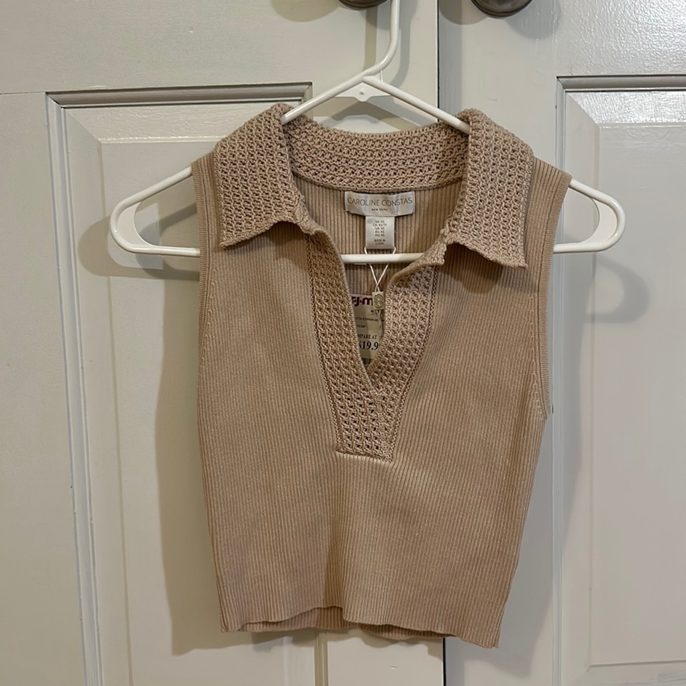 Caroline Constas Sweater Vest